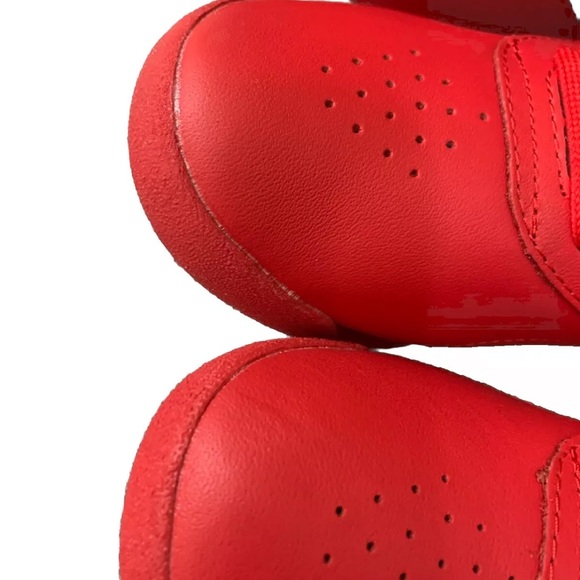 NWT REEBOK FREESTYLE HI WOMENS SZ 7 RETRO/VINTAGE 80’S STYLE SNEAKERS SHOES RED - Picture 4 of 7